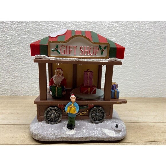 Unbranded Cristmas Village Gift Shop Battery Operaitnig Figurine Tested - Picture 1 of 10